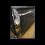 Sous - nappes bulgommes - promo linge - paillette - 140 x 100 cm - noir