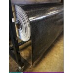 Sous - nappes bulgommes - promo linge - paillette - 140 x 140 cm - noir