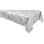 Habitable - nappe en toile cire rectangulaire paco - 140 x 200 cm - gris