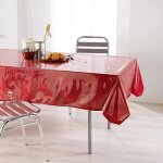 Nappe cristal transparente - zuuko - 140x240 cm - rectangulaire - pvc 100% - transparent - r�sistant ...