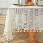 Nappe en dentelle nappe rectangulaire nappe tiss�e � d�coration florale antique f�te danniversaire en ...