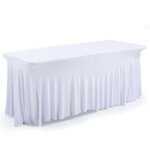 Nappe juponnage lycra blanc spandex extensible