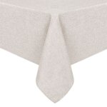 Nappe en lin rectangulaire 100 x 140 cm beige nappe en lin imperm�able couverture de table pour lint�rieur ...