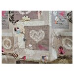 Nappe - obsession - toile cir�e - largeur 140 cm - vendue au m�tre - facile dentretien