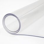 Nappe en plastique - duoku - sl15 - ft60152 - transparent - 61 x 1524 cm - imperm�able