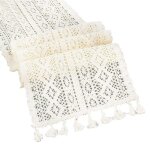 Nappe  pompons nappe en dentelle pompon