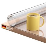 Nappe de protection transparente 100x200 cm pvc 2 mm pour tables en bois ou en verre lavable durable ...