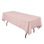 Nappe rectangle blush tissu 180 x 300 cm
