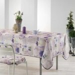 Nappe rectangle provençale sentorial lavande 3m x 1m50 anti tache et infroissable Nappe rectangle provençale sentorial lavande 3m x 1m50 anti tache et infroissable