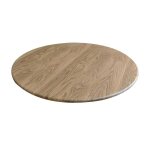 Nappe ronde - homyl - motif bois - �lastique - imperm�able - 110 - 140 cm multicolore nappe de table