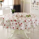 Nappe ronde imprim�e nappe imperm�able et durable id�ale pour les f�tes et les mariages au printemps ...