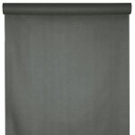 Nappe en rouleau - harmony - intissé opaque - 10m - gris anthracite - résistant et déperlant Nappe en rouleau - harmony - intissé opaque - 10m - gris anthracite - résistant et déperlant