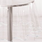 Nappe de table - cristal - ronde - 180 cm - transparent - anti - tache en pvc