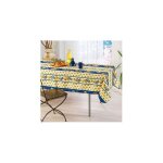 Nappe de table proven�ale rectangle 150x240 cm linge table anti - t�che glycine 100% polyester coloris ...