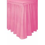 Nappe de table unique - 50051 - party - jupe de table en plastique - 42 m - rose vif