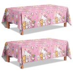 Nappe à thème hello kitty lot de 3 nappes décorées de chats pour fête danniversaire décorations danniversaire ... Nappe à thème hello kitty lot de 3 nappes décorées de chats pour fête danniversaire décorations danniversaire ...