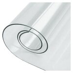 Nappe transparente epaisseur 60 microns taille 140x200cm composition 100% pvc caoutchouc protecteur de ... Nappe transparente epaisseur 60 microns taille 140x200cm composition 100% pvc caoutchouc protecteur de ...