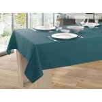 Nappe unie anti - taches bleu