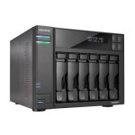 Nas - asustor - lockerstor 6 gen2 - 6 baies - quad - core - raid 0 - 2. 5 gigabit ethernet