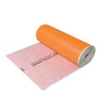 Natte ditra - drain 8 - dimensions : longueur: 125 m / largeur: 1 m / hauteur : 8 mm