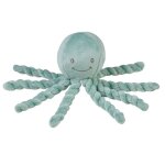 Nattou - peluche octopus poulpe vert de gris