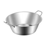 Nature et saveurs - - bassine à gras et à confiture - 38 cm - inox Nature et saveurs - - bassine à gras et à confiture - 38 cm - inox