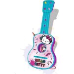 Nc guitare pour enfant hello kitty bleu rose 4 cordes