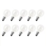 Ncc - licht lot de 10 ampoules � incandescence transparent douille e14 25 w