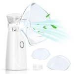 Nebulisateur inhalateur pour enfants et adultes 2 embout buccal et masque la batterie dure longtemps ...