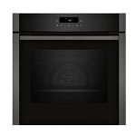 Neff four int�grable 71l 60cm pyrolyse + hydrolyse graphite - grey - b2acj7ag0