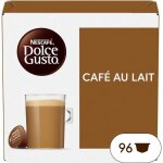 Nescaf dolce gusto caf au lait - caf - 96 capsules (pack de 6 botes x 16)