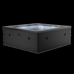 Netspa spa ? celestia ? semi - rigide carré 6 places coloris charcoal black ? sp - cls6 - cb Netspa spa ? celestia ? semi - rigide carré 6 places coloris charcoal black ? sp - cls6 - cb