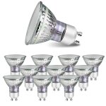 Ampoules led gu10 - nettlife - gu10 4w - 3000k blanc chaud - remplace 40w - angle 110�