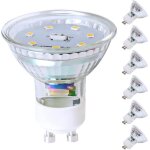 Nettlife ampoule gu10 led blanc chaud 5w remplace une ampoule 50w lampe  conomie dnergie 3000k spot ...