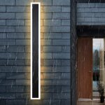 Nettlife applique murale led applique extrieure - 100cm lampe extrieure noire 3000k blanc chaud ip65 ...