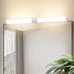 Applique murale led pour miroir - nettlife - 40 cm - 6 w - 4000 k (blanc neutre) - � pince