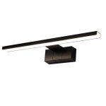 Nettlife applique murale led - applique murale de salle de bain 12w ip44 applique murale noir neutre ...