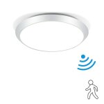 Nettlife avec dtecteur de mouvement plafonnier led - plafonnier intrieur blanc ip44 lampe de couloir ...