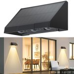 Nettlife lampes solaires pour lextrieur - applique solaire murale extrieure 3 led appliques murales ...