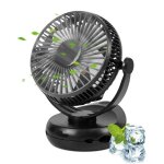 Ventilateur 3 en 1 - nettlife - nettlife mini - batterie 10 000 mah - 4 vitesses - clip 360�