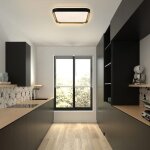 Nettlife plafonnier led cuisine - salon moderne carr 30cm clairage de plafond ciel toil design encastr ...