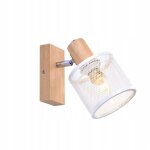 Nettlife plafonnier spot e14 bois - vintage blanc spot de plafond pivotant 350° spot mural pour couloir ... Nettlife plafonnier spot e14 bois - vintage blanc spot de plafond pivotant 350° spot mural pour couloir ...