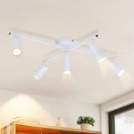 Nettlife spot de plafond 5 ampoules blanc : spots plafonnier cuisine gu10 spot moderne plafonnier salon ... Nettlife spot de plafond 5 ampoules blanc : spots plafonnier cuisine gu10 spot moderne plafonnier salon ...