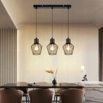 Nettlife suspension 3 ampoules suspension métal - suspension table à manger lampe de cuisine industrielle ... Nettlife suspension 3 ampoules suspension métal - suspension table à manger lampe de cuisine industrielle ...