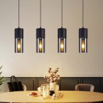 Nettlife suspension table  manger suspension e27 - suspension 4 flammes rglable led moderne abat - ...