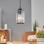 Nettlife table � manger lampe de cuisine suspendue - lampe suspendue salon e27 noir chambre suspension ...
