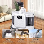 Nettoyage  vapeur 15000pa brosse de pulvrisation systme dalimentation daspiration nettoyant pour tapis ...