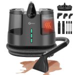 Nettoyeur de canap� tapis tissus 14kpa - 3 temp�rature et 1 vapeur - double r�servoirs 20l + 12l - 22 ...