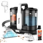 Nettoyeur dtacheur portable - 500w / 15 kpa / tuyau 13m - cordon dalimentation 3m - rservoir 08l / ...