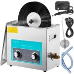 Nettoyeur de disque vinyle � ultrasons - duoku - 6l 40khz - bouton de contr�le nettoyeur sonique r�servoir ...